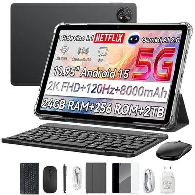 Blackview ZENO 10 5G AI Tablet Android 15 24GB+256GB 11 Inch Octa