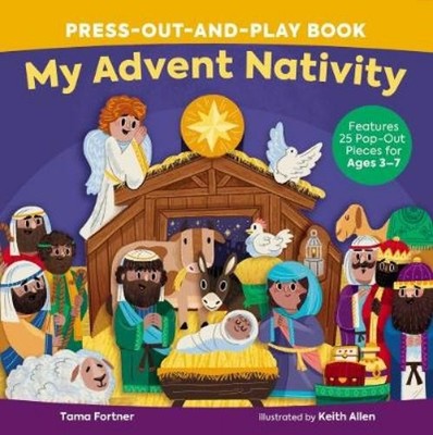 Tama Fortner My Advent Nativity Press-Out-and-Play Book (Kartonbuch) (US IMPORT)