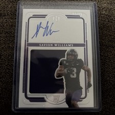 Savion Williams 2025 National Treasures Collegiate Silhouettes Sig 82/99 #148