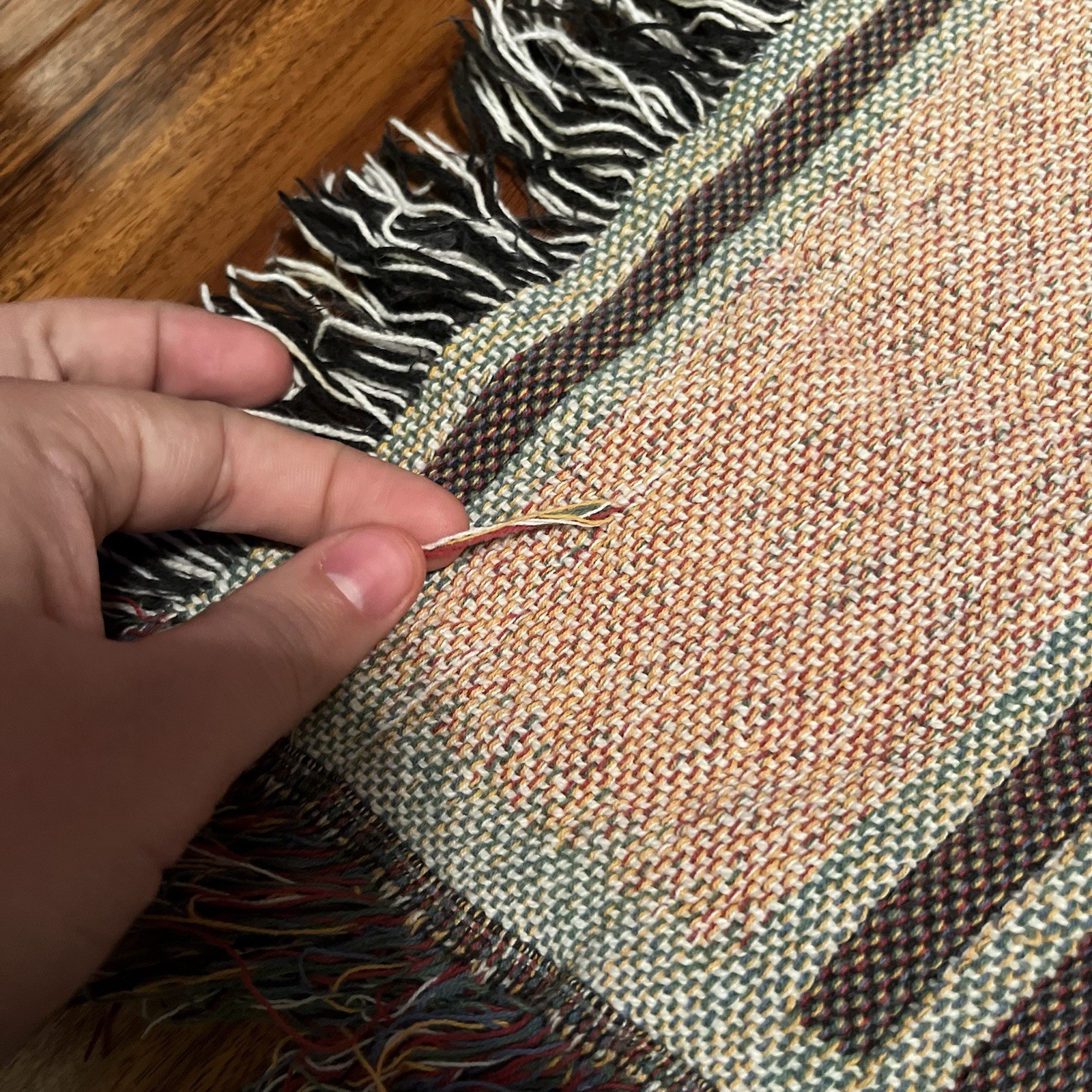 Vtg Michael Jordan Chicago Bulls 1998 Chicago Tribune Tapestry Blanket 48”x66” thumbnail 10