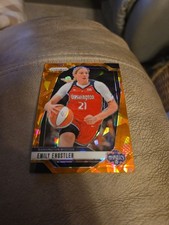 Emily Engstler 2024 Panini Prizm WNBA Ice Orange Prizms #67 Washington Mystics