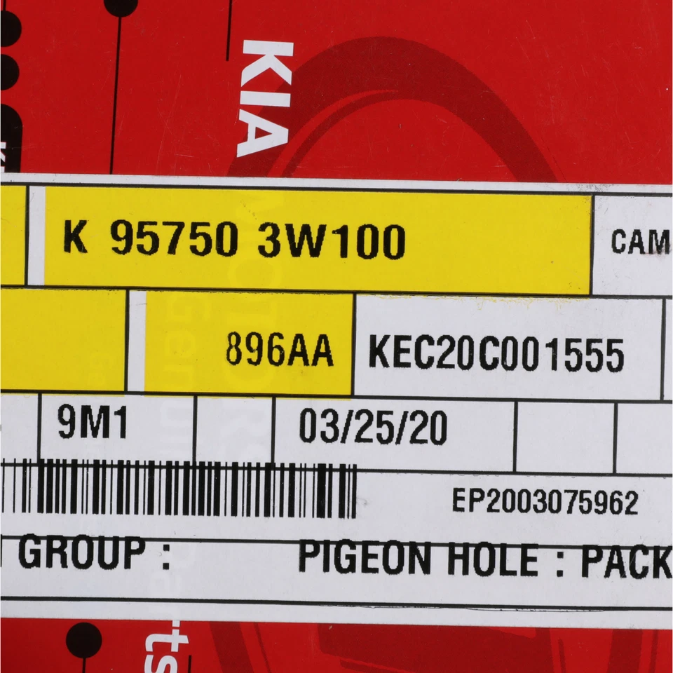 Cámara de reversa retrovisor Kia Sportage 95750-3W100 2012-2014 OEM NUEVA Foto 3 de 3