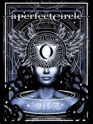 A Perfect Circle Poster 5/1 2024 Wintrust Arena Jamie Koala
