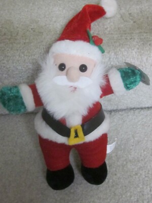 Cuddly Cousins Santa Claus- stuffed Santa,new'old stock'
