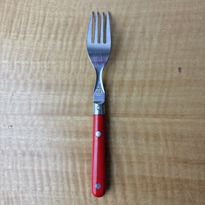 Washington Forge WF Stainless Korea Mardi Gras Red Dinner Fork | eBay