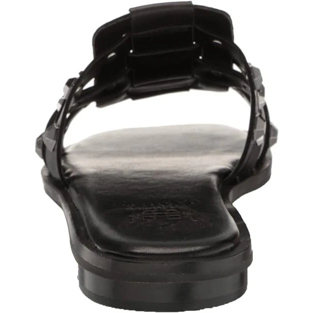 Vince Camuto Mujer Calzado Neverna Sandalias Planas Tachonadas Negras Talla 6.5M Nuevo en Caja Foto 4 de 4