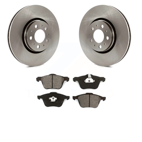 Front Rotors & SemiMetallic Brake Pad Kit For 20032014 Volvo XC90