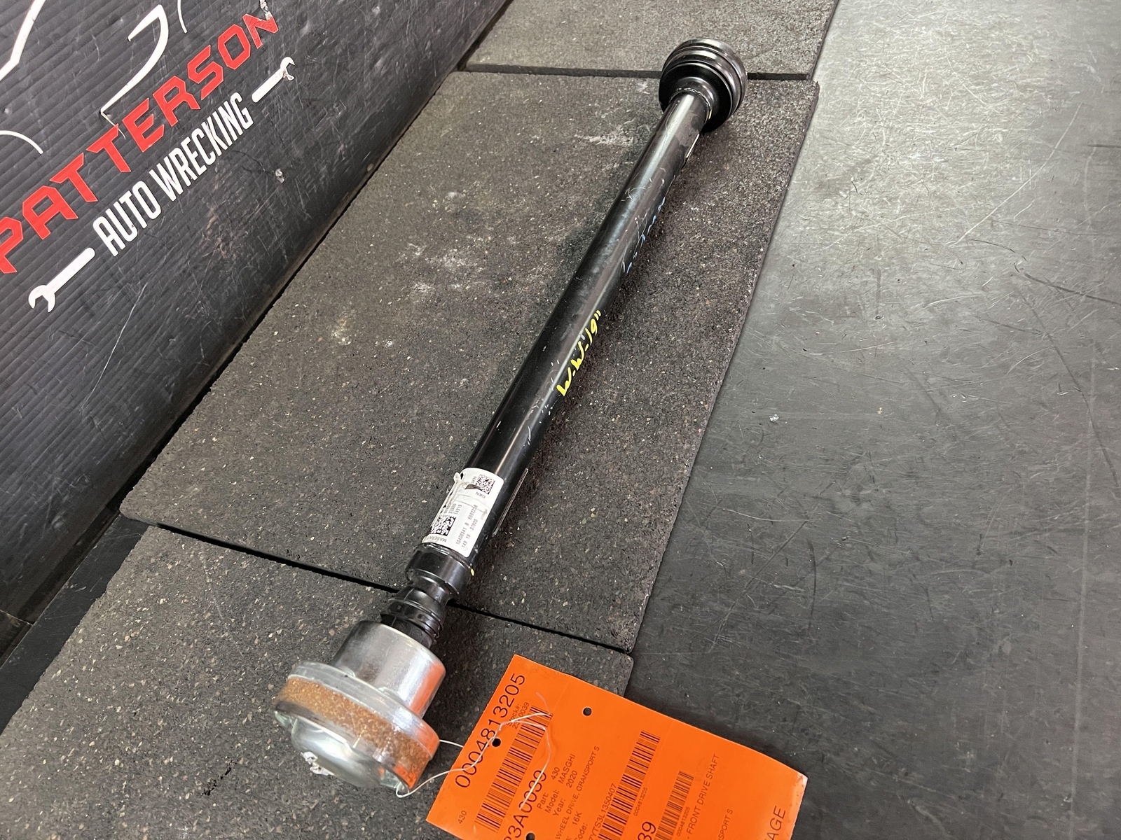 17-20 MASERATI GHIBLI FRONT DRIVE SHAFT GRANSPORT SQ4 AUTO W-W=19 16K
