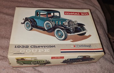 Vintage HUBLEY 1932 CHEVROLET COUPE Metal Kit #4869-300 Mint In Box