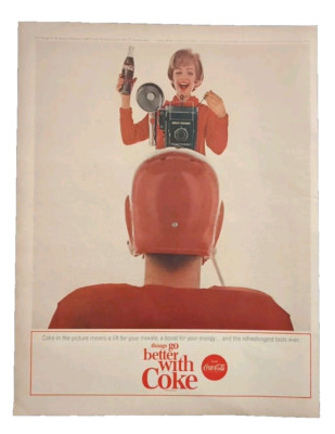 1946 Coke Coca Cola Football Vtg Camera Magazine Print Ad