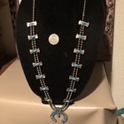 Vintage Estate find Squash Blossom Necklace, ca 1960's — photo 2
