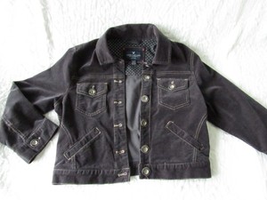 black jean jacket american eagle