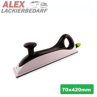 GERKO Schleifblock 70 x 420mm mit Absaugung KLETT Schleifklotz Schleifstein