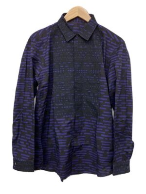 ISSEY MIYAKE MEN Long Sleeve Shirt 2 Cotton Purple Full