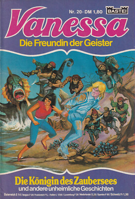 Vanessa Nr 20 Die Königin des Zaubersees Bastei Comic 1982