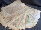 Antique Maps - Large Lot early 1900's Printing USA State Maps