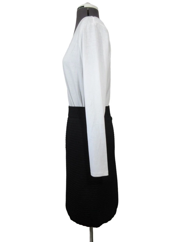 Falda lápiz negra punto acanalado Catherine Malandrino Foto 3 de 4