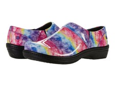 Klogs Missy Women's 7 M Colorrun Patent Leather Clog Display Model Shoe