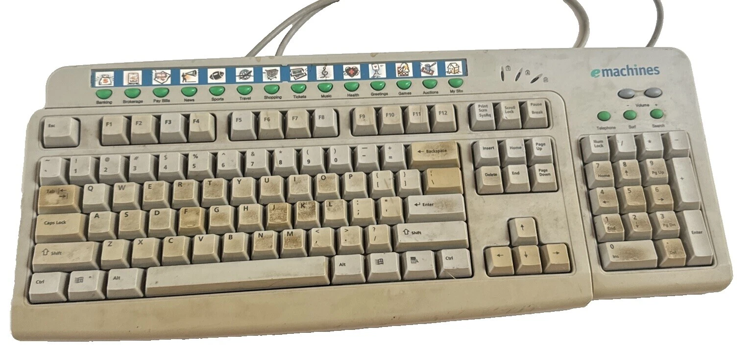 Teclados y los teclados de ordenador eMachines