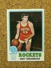 1973-74 Topps Basketball #145 Rudy Tomjanovich (Houston Rockets)