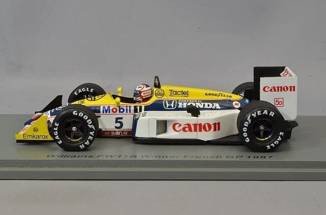 Spark S7482 Williams FW11B #5 Winner French GP 1987 - Nigel