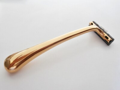 MERKUR MII M2 Solingen GOLD Rasierer kompatibel zu G2,Contour,Sensor,W.Protector