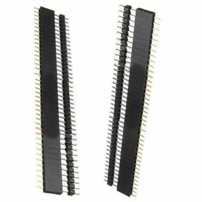 2.54mm 1X40Pin Row PCB Header Male+Female Pins Socket Strip,Arduino Raspberry Pi