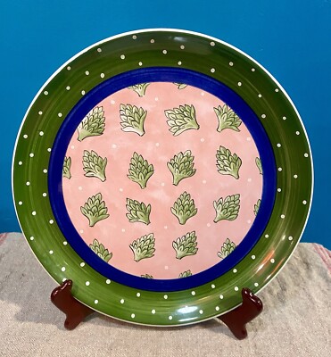 1990s /4 Bois d' Arc ESSEX DINNER Plates 10 1/4'' EUC Ass't Veggies RET