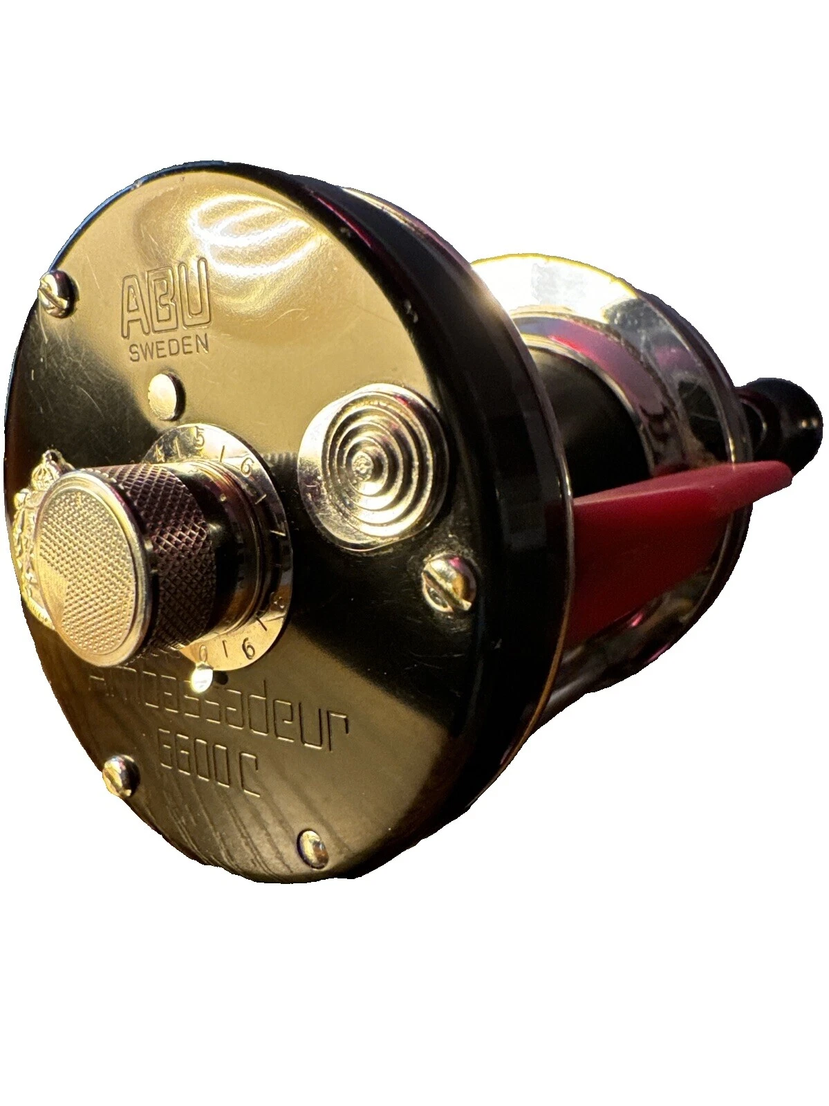 Especies de agua salada Abu Garcia todos los carretes Vintage de pesca