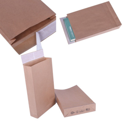 10X16X3'' KRAFT VERSANDTASCHEN STARK MITTEL SELBSTVERSIEGELND PAPIER POST POST PAKET