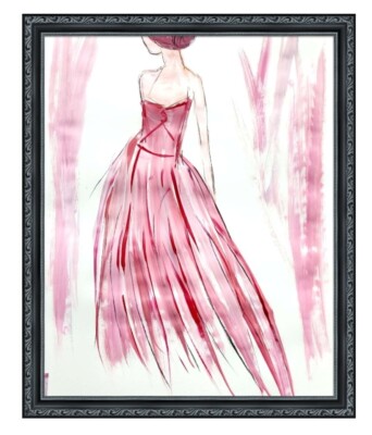 painting prom dress This Teen Made Herself The Most Gorgeous Hand-Painted Graduation Dress