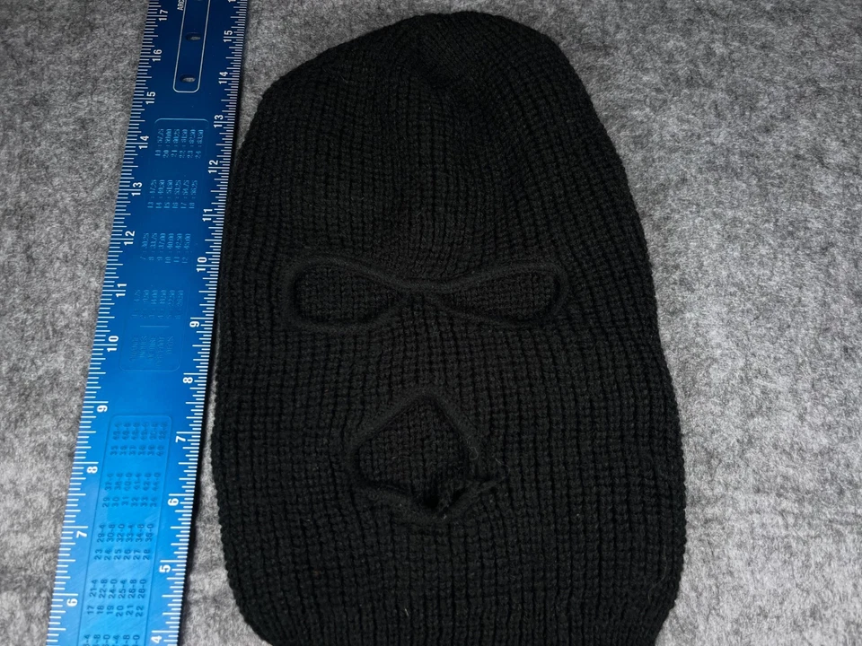 KBethos Máscara de Esquí Adulto Talla Única Negro Tejido 100% Acrílico Invierno Equipo Nieve Foto 2 de 4