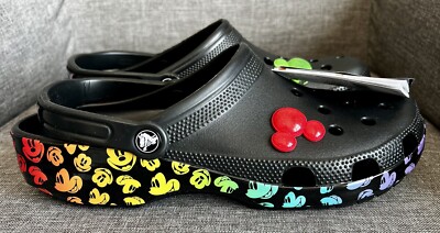 NWT Crocs x Disney Rainbow Pride Celebration Mickey Mouse  display picture 2