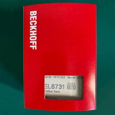 Beckhoff EL6731-0010 PROFIBUS Master Terminal New One Expedited Shipping 
