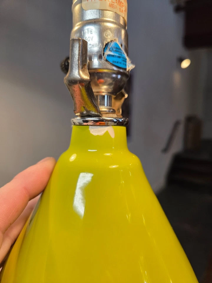 Robert Abbey Double Gourd 1 Light Table Lamp, Citron/Bronze, Pearl - CI21X - Image 3 of 4