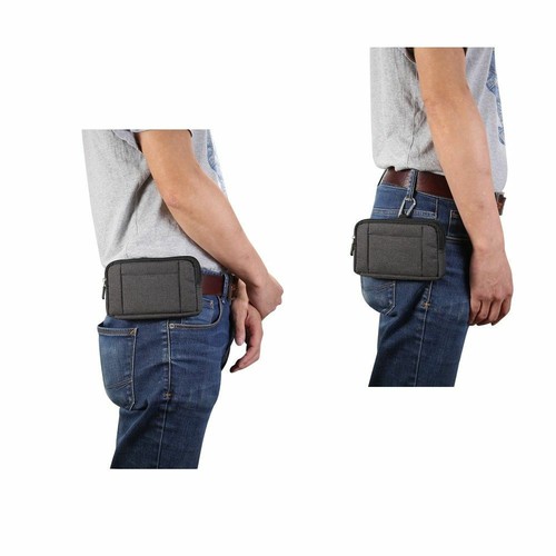für Micromax Bolt Supreme Q300 (2016) Horizontale Mehrzweckgürteltasche Jeans - Bild 9 von 9