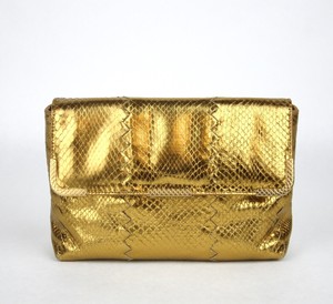 bottega gold clutch