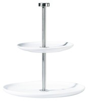 Asa Selection A Table Etagere Kuchenplatte ServierstäNder Fine Bone China Weiß