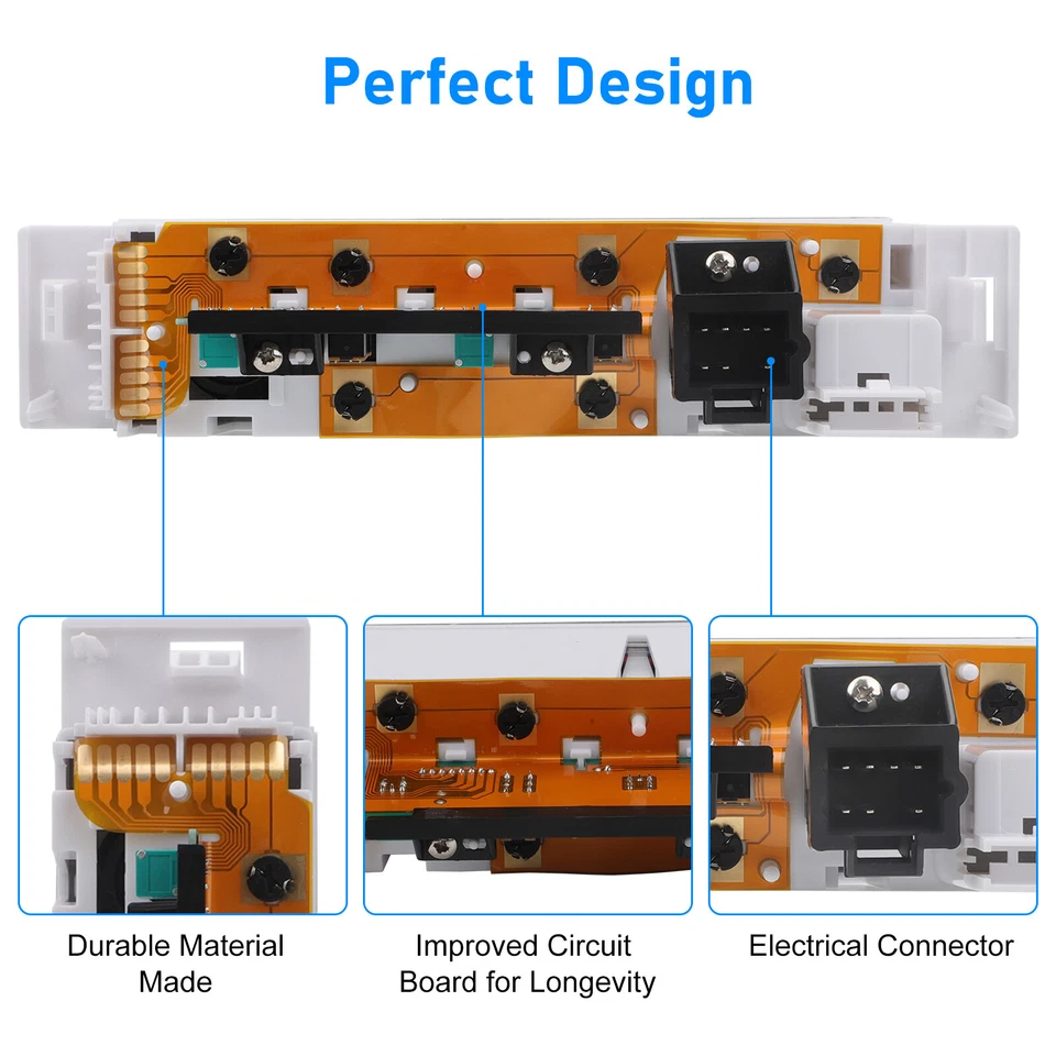 Interruptor de control de clima de calefacción de aire acondicionado 16231175 para Chevy GMC C1500-C3500 K1500-K3500 Foto 4 de 4