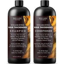 Hair Thickening Shampoo and Conditioner Set - Volumizing & Growth S... Fast Ship