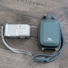 HP Photosmart E327 Silver Color 5.0 Megapixels Compact Digital Camera Working