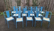 MID CENTURY FRENCH TOLIX T5 METAL BISTRO KITCHEN GARDEN CHAIRS * PRICE PER CHAIR