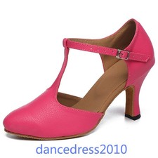 Women's Waltz Party Ballroom Latin Tango Jazz Salsa Soft Suede Dance Shoes US5-9