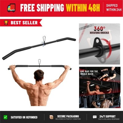 Lovind 39.7'' LAT Pulldown Bar, Full Rotation Cable Machine Attachment