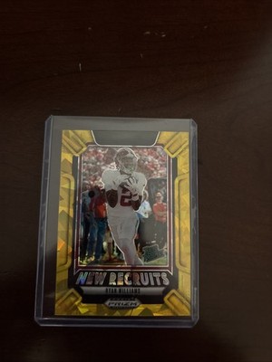 2025 Panini Prizm Draft Picks - New Recruits Ryan Williams #23 Gold Ice RC 