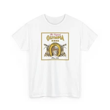 Vintage Olympia Beer T-Shirt - Washington Tum Water Brewery Tee, Unisex Heavy