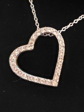 Swarovski Crystal Elements Heart Pendant Necklace