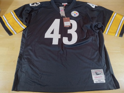 #ad Mitchell amp; Ness Throwback Pittsburgh Steelers Troy Polamalu 43 Jersey 52 2XL NWT $135.00
