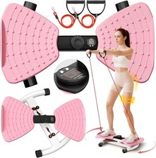 Waist Twisting Machine Fitness Tool, Ab Twister Board with the Smart LED Digi...