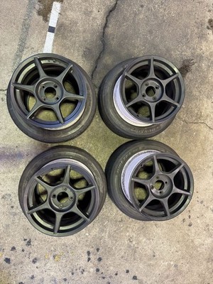 JDM 4-Book Set Buddy Club P1 Racing 15x7J+45 4H100 Lightweight 15-inch No Tires